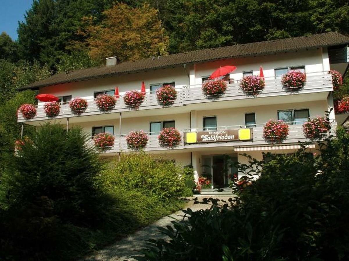 Pension Waldfrieden Oberharmersbach Dış mekan fotoğraf